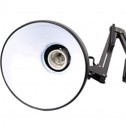 Черная настольная лампа с длинной рукоятью на зажиме к столу ___KRY385/624 (112)