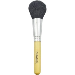 ***Пензель CHANEL віяловий для професійного макіяжу з бежевою ручкою ___(2420)